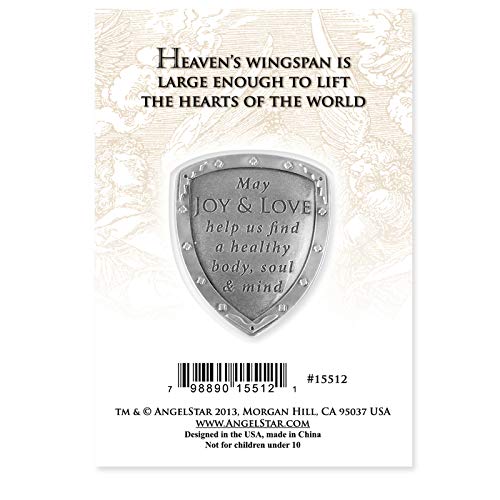 Angelstar 15512 Archangel Pocket Shield Token, 1-1/4 by 1-Inch, Raphael - Image 2