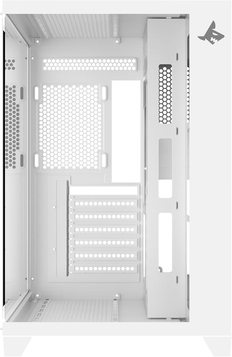 SHARX CASE PROFIN ATX Min-Tower Gaming PC Case (XI700W), With 7X 120mm Pre-Installed ARGB Fans, and Controller, Tempered Glass, I/O Ports Type C*1 Dongle / USB3.0 * 1 / USB2.0 * 2,Black. - Image 4