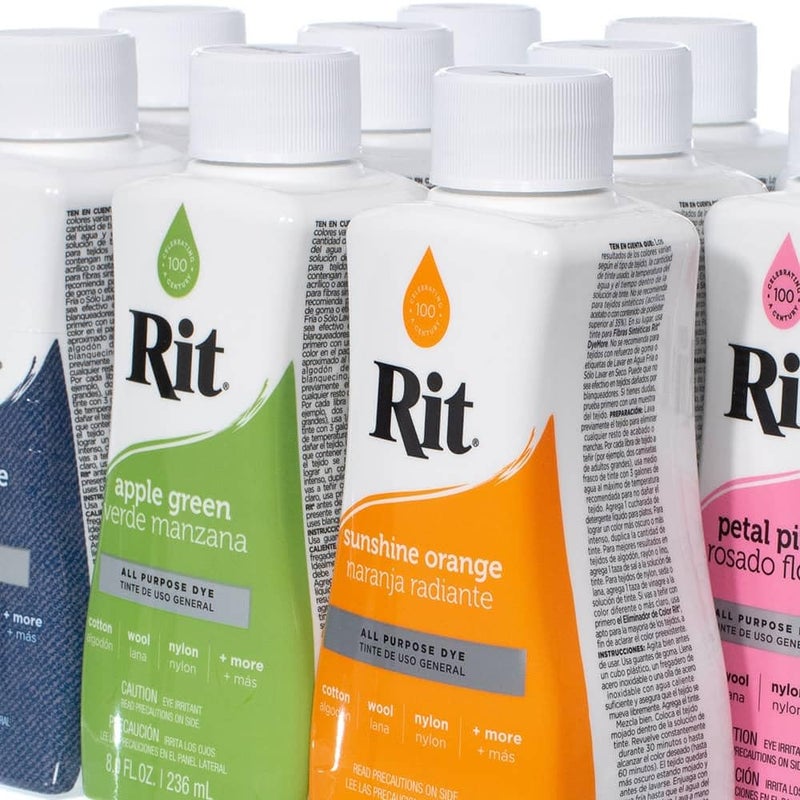 RIT Craft County Rit Dye â€“ 8 Oz. Liquid Fabric Dye for Clothing, DÃ©cor, and Crafts, Black (RIT-LIQ-BLK-~CC_BM629) - Image 4