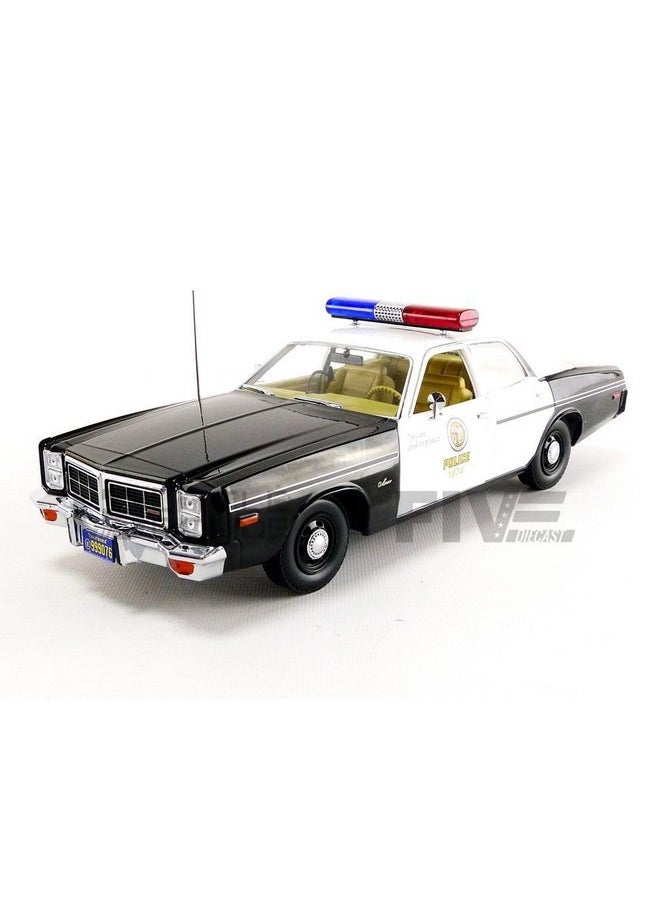 GreenLight 19042 1 18 Artisan Collection The Terminator (1984) 1977 Dodge Monaco Metropolitan Police With T800 Endoskeleton Figure  - Image 5