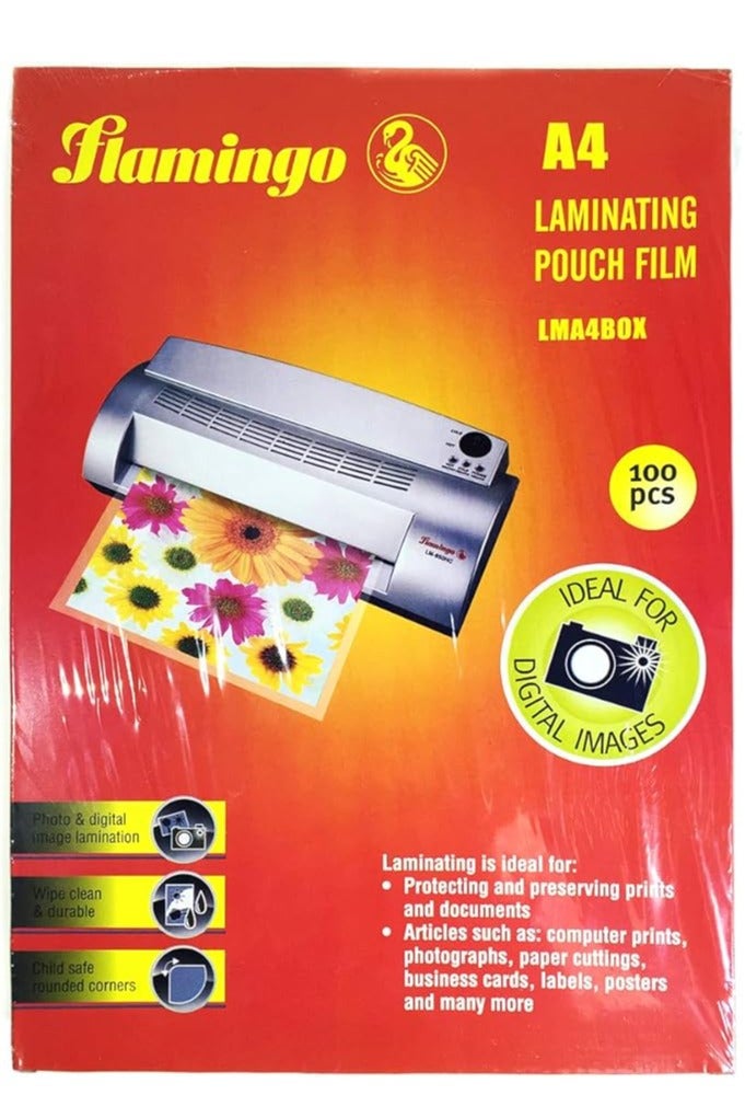 Flamingo كيس تغليف لامع عالي اللمعان من فلامينغو - حجم A4 [os-eq009-02] - Image 1