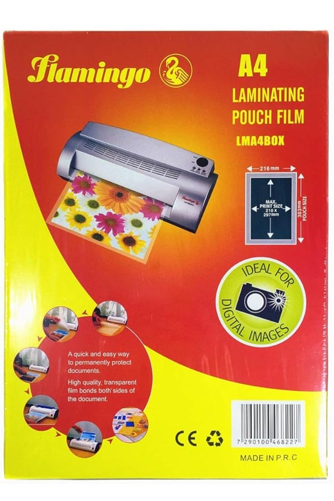 Flamingo كيس تغليف لامع عالي اللمعان من فلامينغو - حجم A4 [os-eq009-02] - Image 3