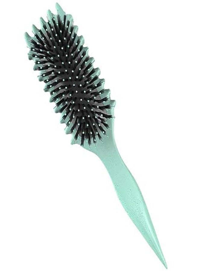 Veterit Hair Brush for Women, Paddle Hair Comb for Women Girls, Curl Defining Styling Brush, Nylon Bristles Massage Brush Air Cushion Comb for Home or Salon Combing and Shaping - Image 1