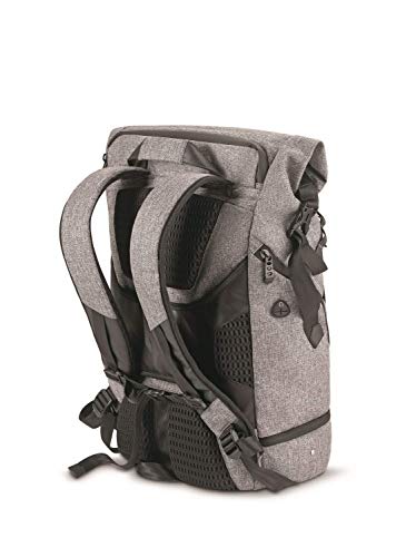 Acer Predator Rolltop Gaming Backpack, Water Resistant Lightweight Travel Backpack Fits and Protects Up to 15.6" Gaming Laptops, Grey with Teal Accents - Image 5