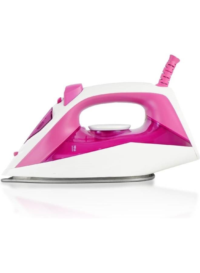 ALSAIF-ELEC Steam Iron 240 ml 1600 W JN05205 Pink - Image 1