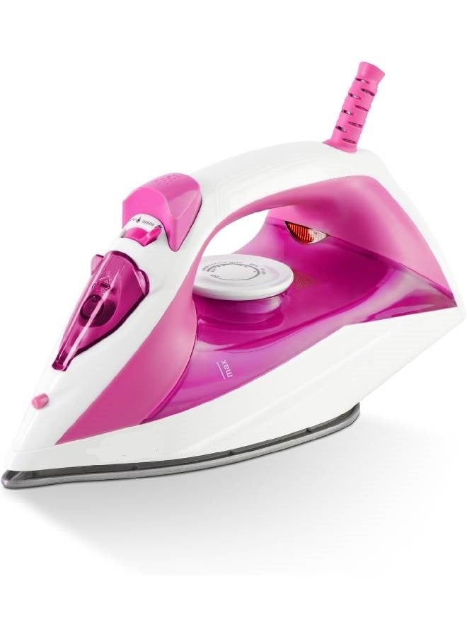 ALSAIF-ELEC Steam Iron 240 ml 1600 W JN05205 Pink - Image 2