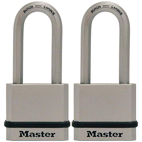 Master Lock M530XTLH Magnum Solid Steel Keyed Alike Padlocks, 1-Pack, 2-Count - Image 1