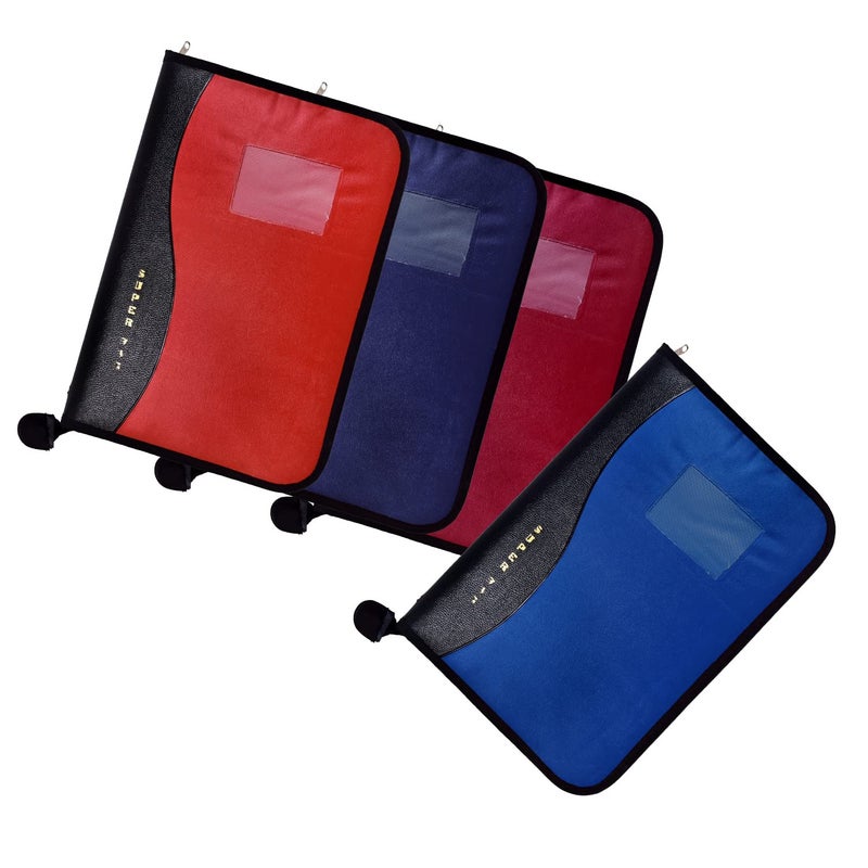 FUTURE X Pu Leather 20- Leaf File Folder A4 Size Professional Files for Documents, File Folders for Documents, Document Holder File Organiser Leaf Certificate File - Multicolor, Pack of 1 - Image 4