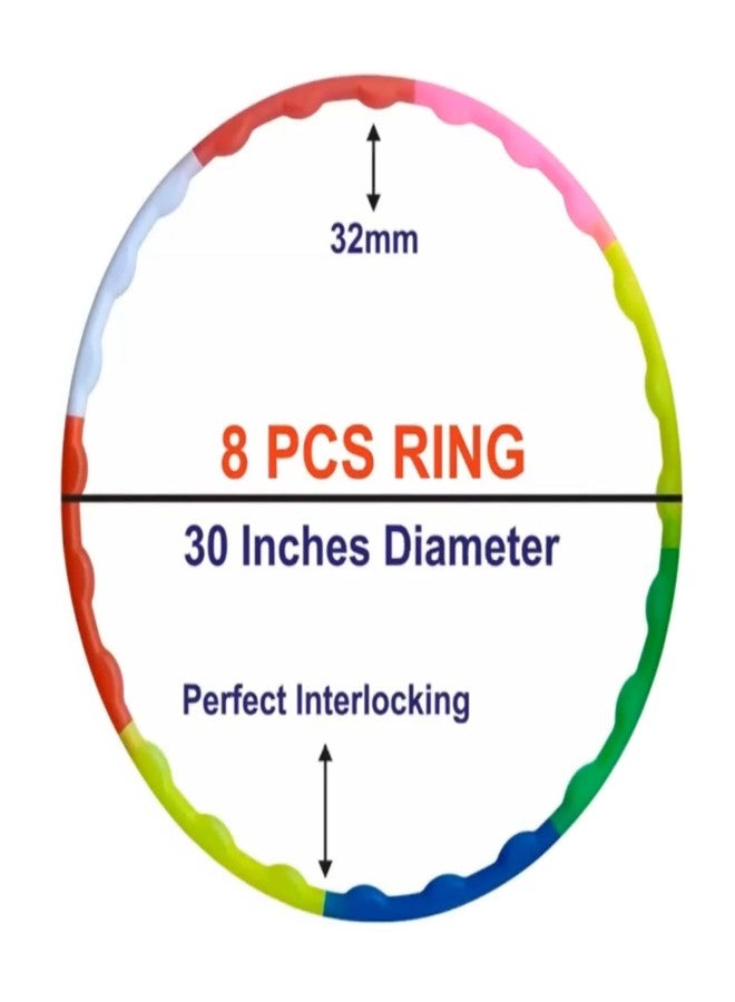 KITSAWS- Foldable, Hula Hoops, Fitness Rings,Hula Hoops for Boys, Girls,Kids and Adults. IT is Detachable.-BIS Approved - Image 5