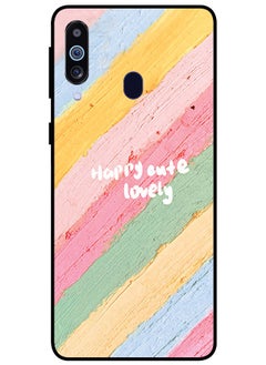 EYE CATCH Protective Case Cover For Samsung Galaxy M40 Smart Series Printed Protective Case Cover for Samsung Galaxy M40 Happy Onte Lovely  - Image 1