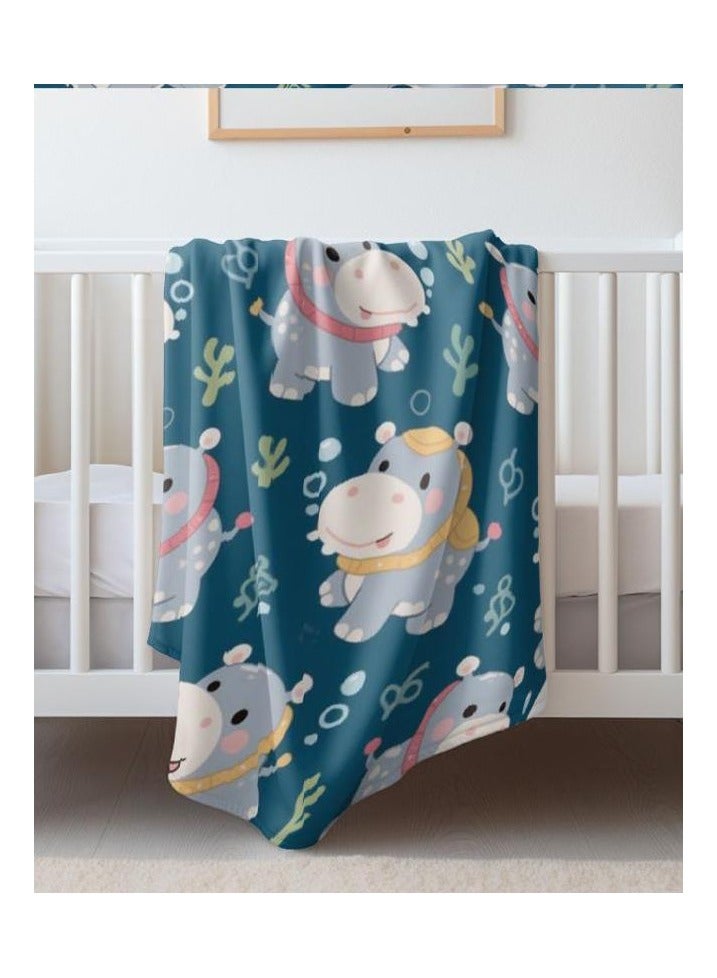 عام بطانية رقيقة من الفانيلا (دافئة ومريحة، ومناسبة للنوم واستخدام الألعاب وإزالة الغبار ومقاومة للرمل) 150 سم * 200 سم - 491 - Image 3