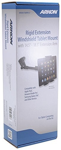 ARKON Mounts Tablet Long Arm Windshield Suction Mount Secure Tablet Holder Firm Windshield Suction Extendable Arm for Long Dashboards Compatible with iPad, Samsung, Google, and more TABPB117 - Image 3