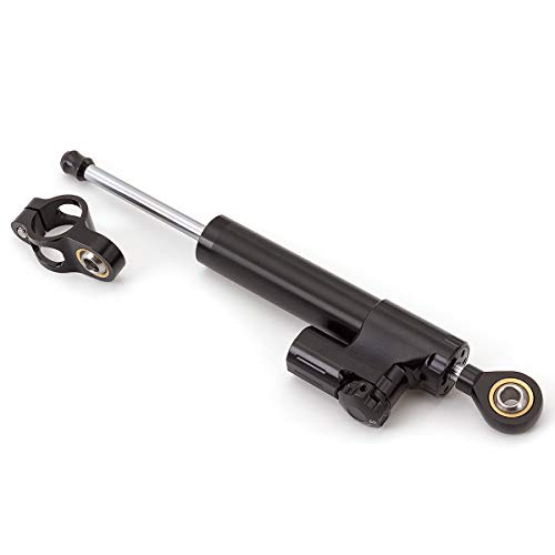 NICEDOLL Fit For Kugoo G-booster Scooter Steering Damper CNC Motorcycle Stabilizer Steering Damper 50mm Clamp Mounting Bracket Support Kit Black - Image 4