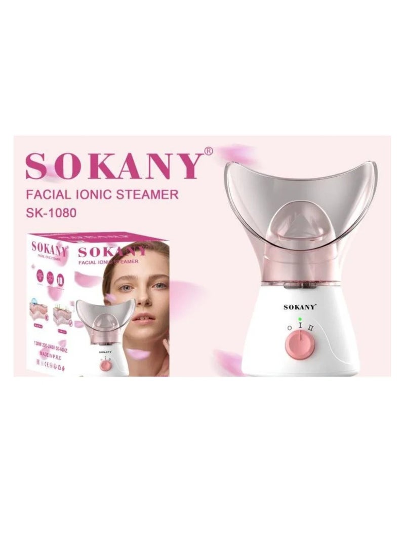 سوكاني جهاز بخار سوكانى للوجه SK-1080 لترطيب الوجه وتنظيف الوجه  مناسب لكل انواع البشرة - Image 2