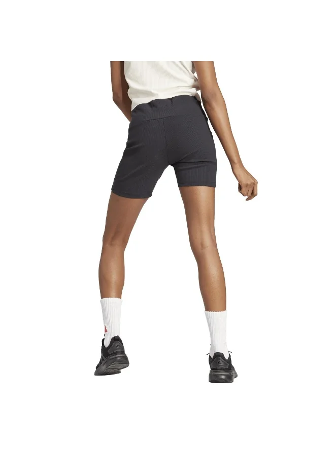 Adidas W Lng Rib Biker Black Training Tights 2XS