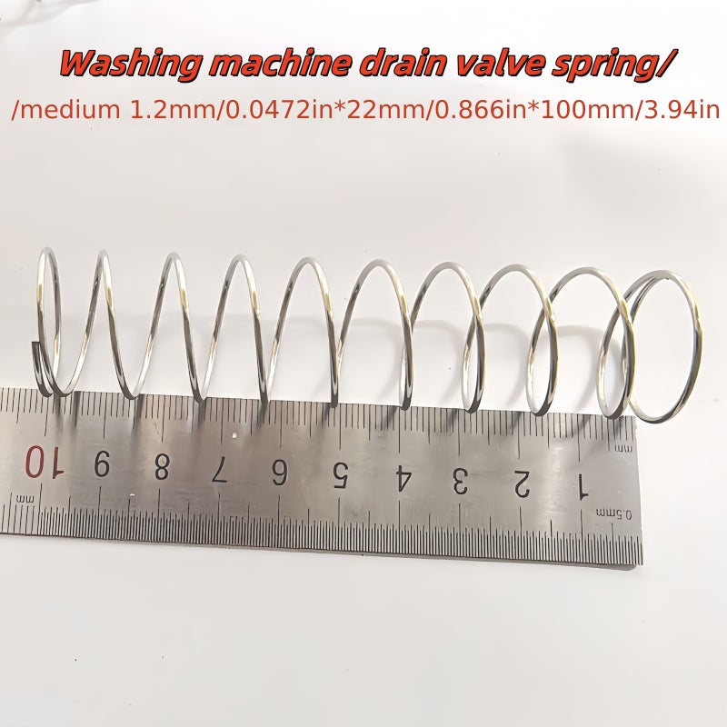 1mm 19mm 90mm Small Size Semi Automatic Washing Machine Drain Valve Springs Water Blocking Inner Expansion Spring 3 Pcs - Image 2