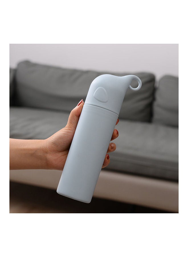 NIBEMINENT Portable Student Double Layer Water Bottle Blue - Image 2