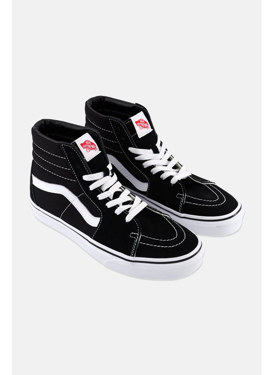 VANS - Women Sk8-Hi Lace Up Skate Shoes, Black - Image 1