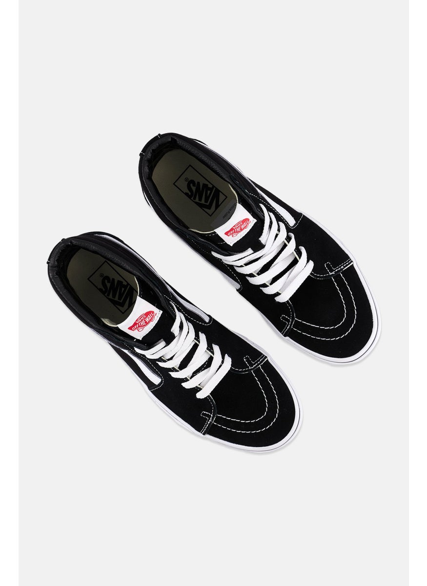 VANS - Women Sk8-Hi Lace Up Skate Shoes, Black - Image 1