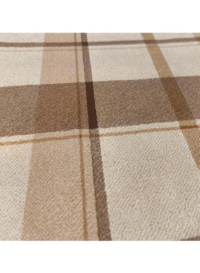 Freelance PVC Vinyl Tuscany Flannel Backing Dining Plastic Table Cover Cloth - Waterproof Protector, 4-6 Seater, Rectangle 54x78 inches (with White Border Edge Lace) - Product of Meiwa, Japan - Image 3