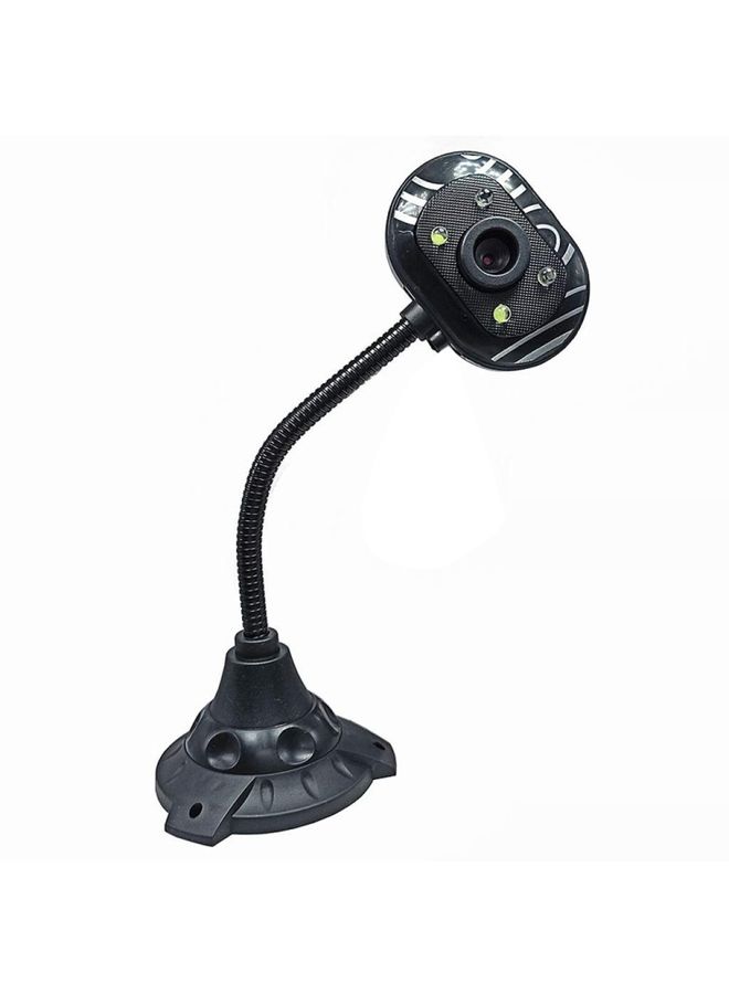 BURAQ 5.0 Mega Pixels USB 2.0 Driverless PC Camera / Webcam with MIC and 4 LED Lights, Cable Length: 1.1m - Image 2