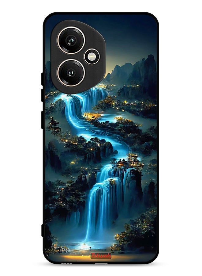 Tolwak غطاء حماية Honor 400 بتصميم فن الشلال - Image 1