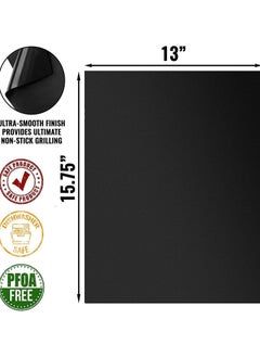 Mmmon 6 Pack Grill Mat,BBQ Grill Mat Non Stick Barbecue Baking Mat,Teflon Cooking mats for Electric Charcoal Gas barbecues,Reusable and Easy to Clean(40X33cm)  - Image 4