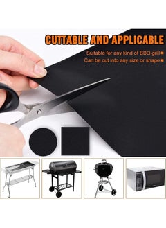 Mmmon 6 Pack Grill Mat,BBQ Grill Mat Non Stick Barbecue Baking Mat,Teflon Cooking mats for Electric Charcoal Gas barbecues,Reusable and Easy to Clean(40X33cm)  - Image 5