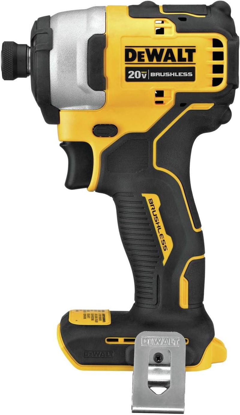 DEWALT ATOMIC 20V MAX Impact Driver Cordless Compact 14Inch Tool Only DCF809B - Image 1