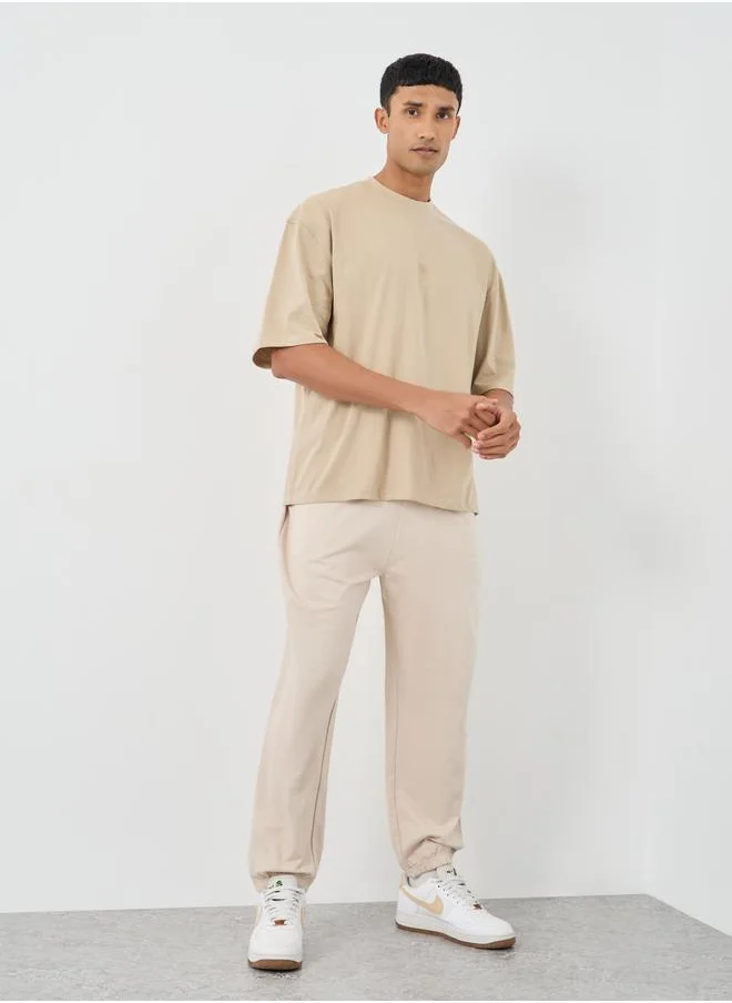 Styli Styli Embroidered Detail Boxy Fit T-Shirt