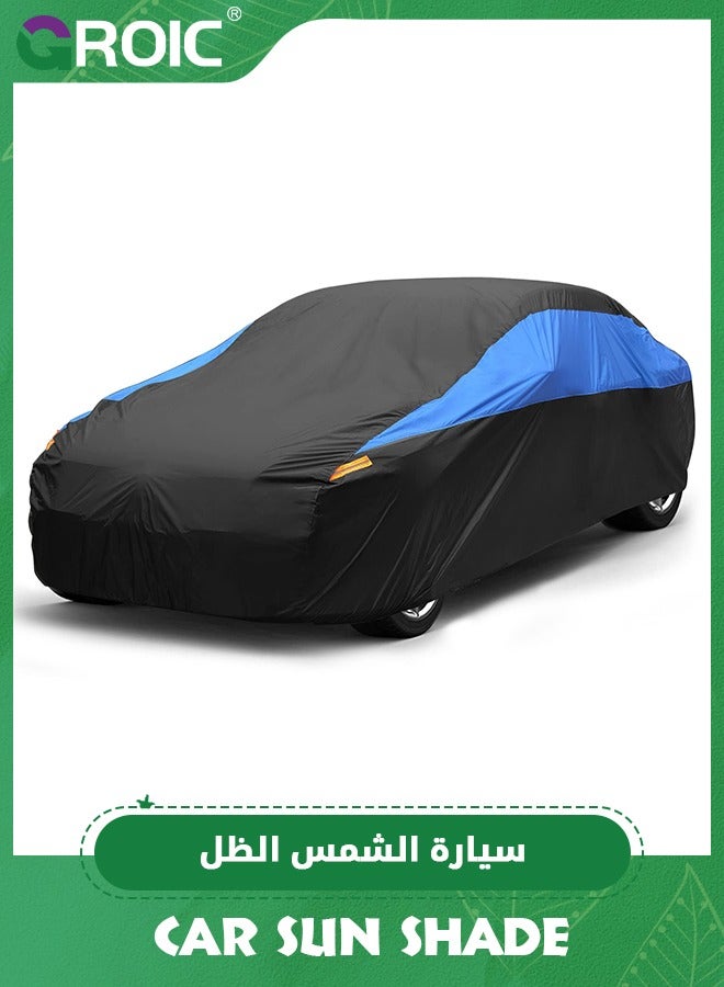 GROIC Car Cover Waterproof All Weather,Outdoor Car Cover for Automobiles,Full Exterior Cover Windproof Outdoor car Cover UV/Snow/Hail/Dust Protection for SUV - Image 1