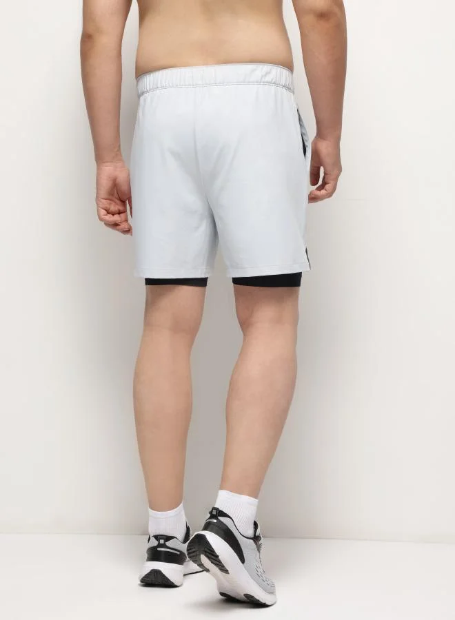 زيسي 2-in-1 Shorts for Men – Frost Ash