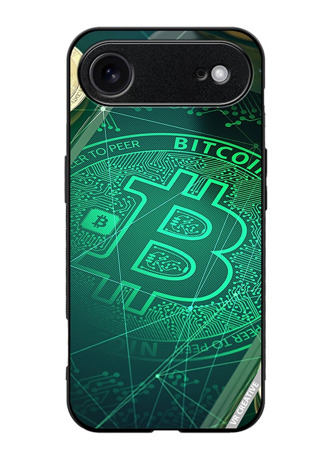 Protective Case Cover For Apple iPhone 17 Air Bitcoin Design Multicolour