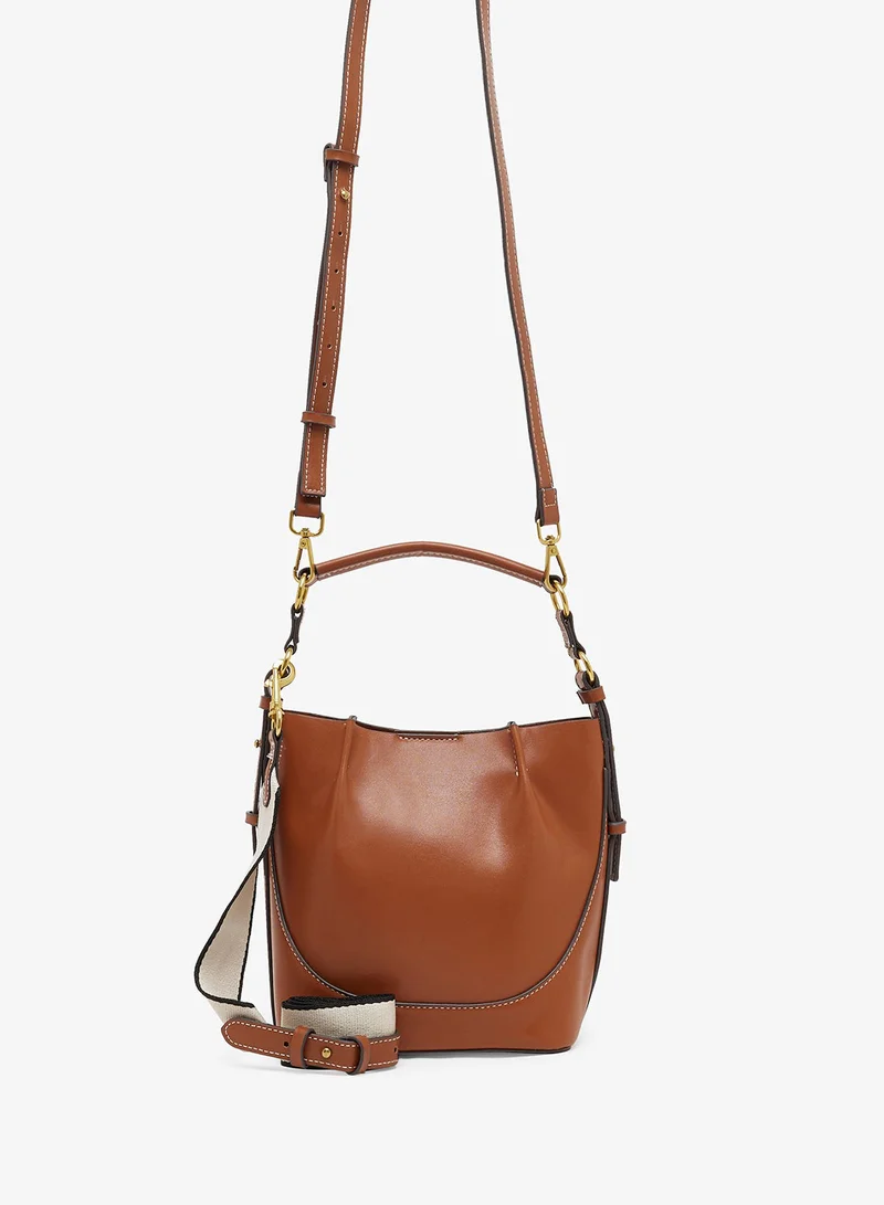 Ginger bucket bag with strap and coin purse