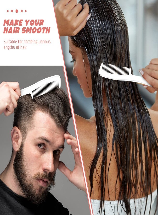 Romooa 100 Pcs Individually Wrapped Combs Bulk 5.9 Inch Long Handle Disposable Plastic Travel Hair Comb for Hotel Shelter Homeless Charity Church Nursing Home Care Supplies - Image 5
