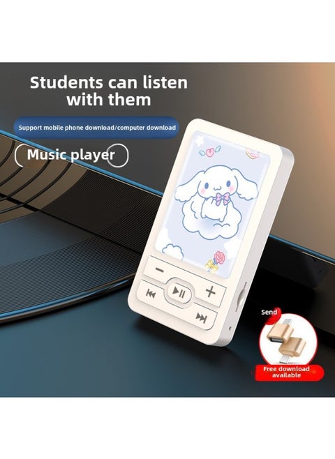 Cartoon Card Mp3 Player Manufacturers Mini MP3 Sports Walkman Glue Process A Variety Of Patterns-Body Color:[No External Release] Yugui Dog-Memory Capacity:Bare Metal, No Accessories