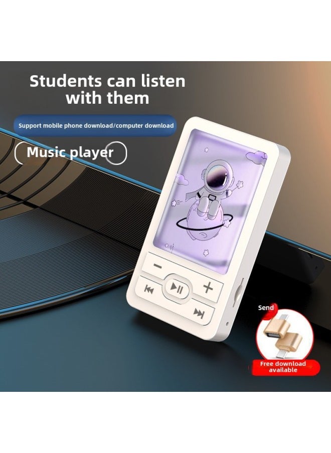Generic - Cartoon Card Mp3 Player Manufacturers Mini MP3 Sports Walkman Glue Process A Variety Of Patterns-Body Color:[No External Release] Yugui Dog-Memory Capacity:Bare Metal, No Accessories - Image 1