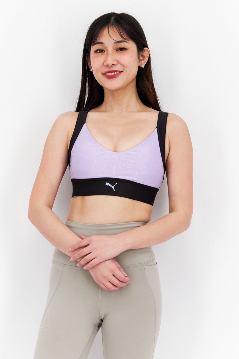 PUMA Women Sportswear Fit Sleeveless Training Bra, Black - Image 1