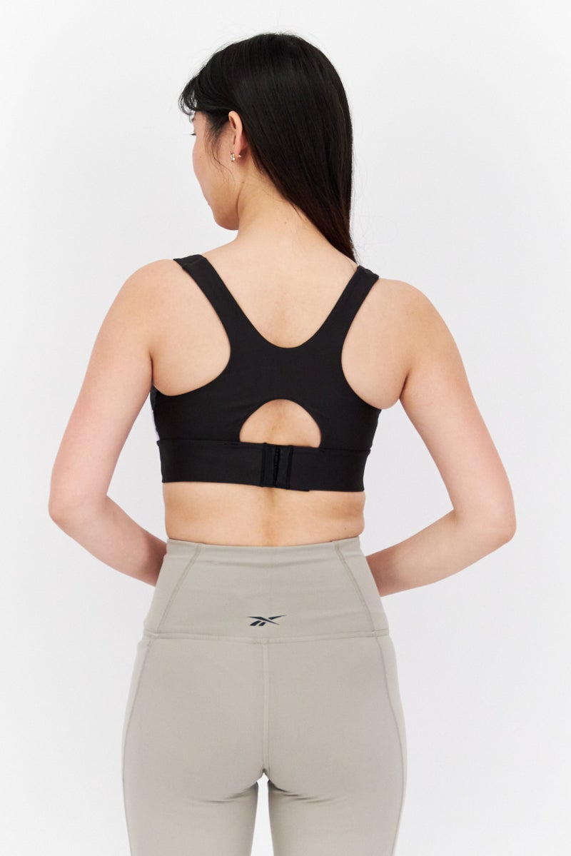 PUMA Women Sportswear Fit Sleeveless Training Bra, Black - Image 3
