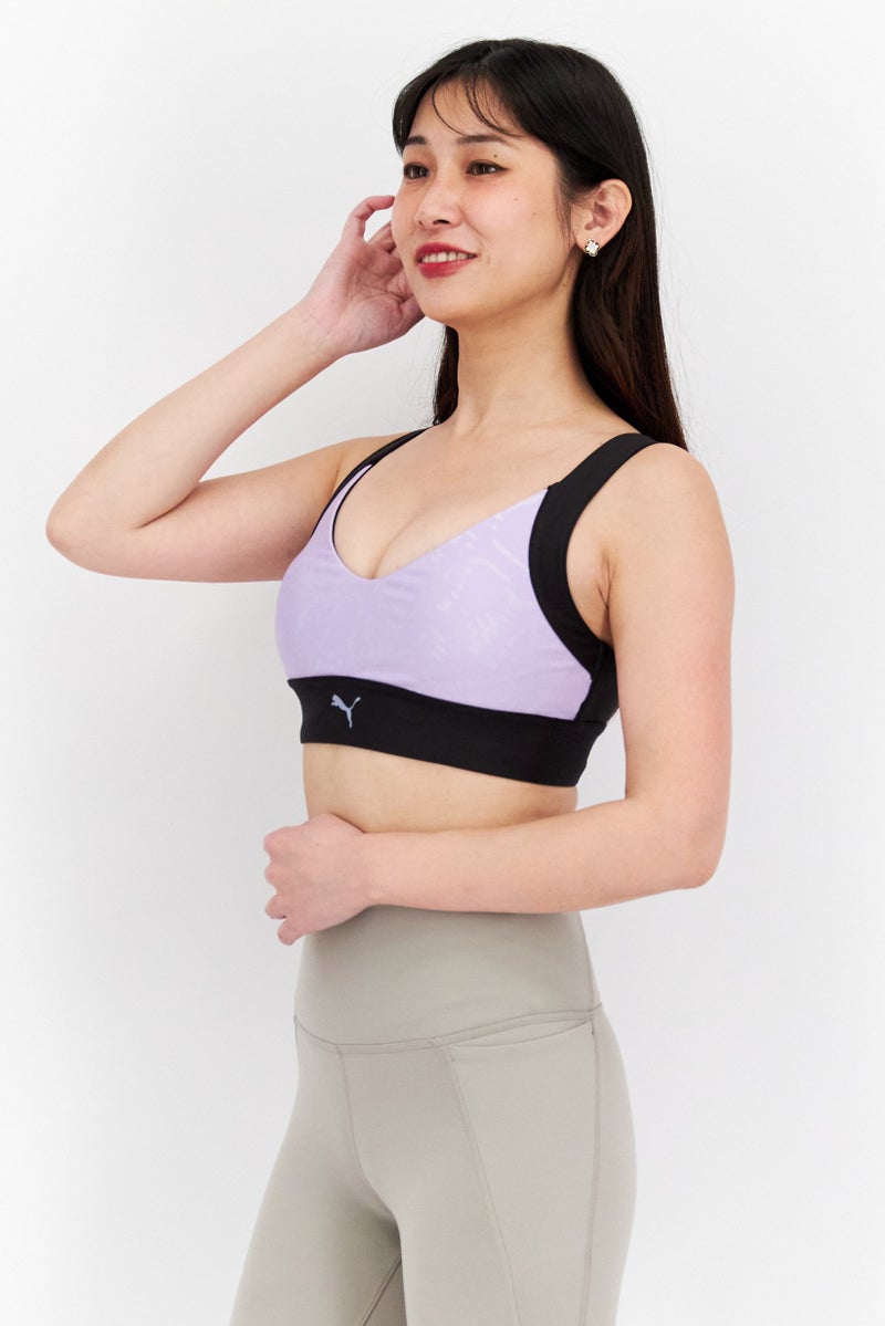 PUMA Women Sportswear Fit Sleeveless Training Bra, Black - Image 4