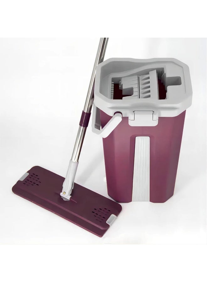 Be care Flat Mop with Dual Bucket – Efficient Cleaning & Quick Drying with Space for 2 Extra Pads - Image 2
