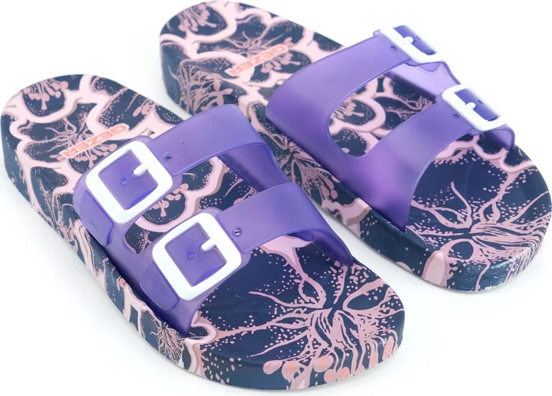 Gezer Women's Summer Two Buckle Adjustable Comfortable Sole Pool Beach Casual Slippers