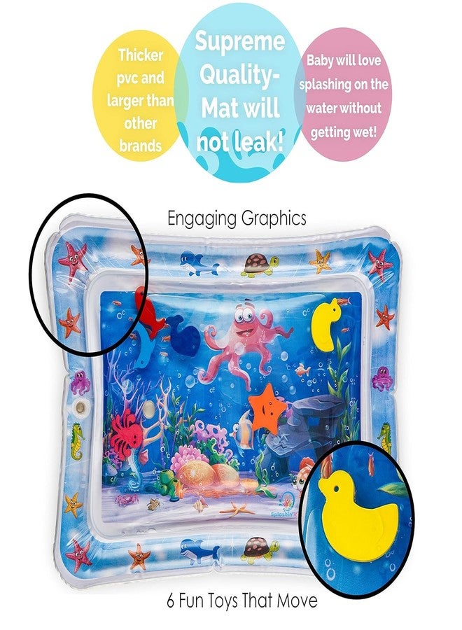 Fabrify Tummy Time Water Mat for Babies | Sensory Play Gym for 6-12 Months | Newborn Baby Essentials | Water-Filled Activity Mat | Baby Gifts | Playmat | playmat for Babies to Play Pack of 1 - Image 5