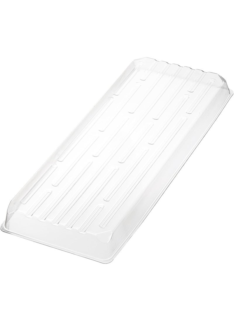 Kingrol Kingrol 16 Pack Rectangular Plant Drip Trays Clear Plant Saucers for Indoors Thick Plastic Window Sill Plant Trays for Flower Pot Planter  - Image 3