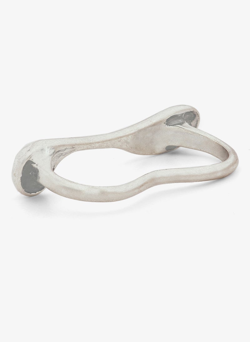 جينجر سوار أذن فضي غير متماثل - Image 3