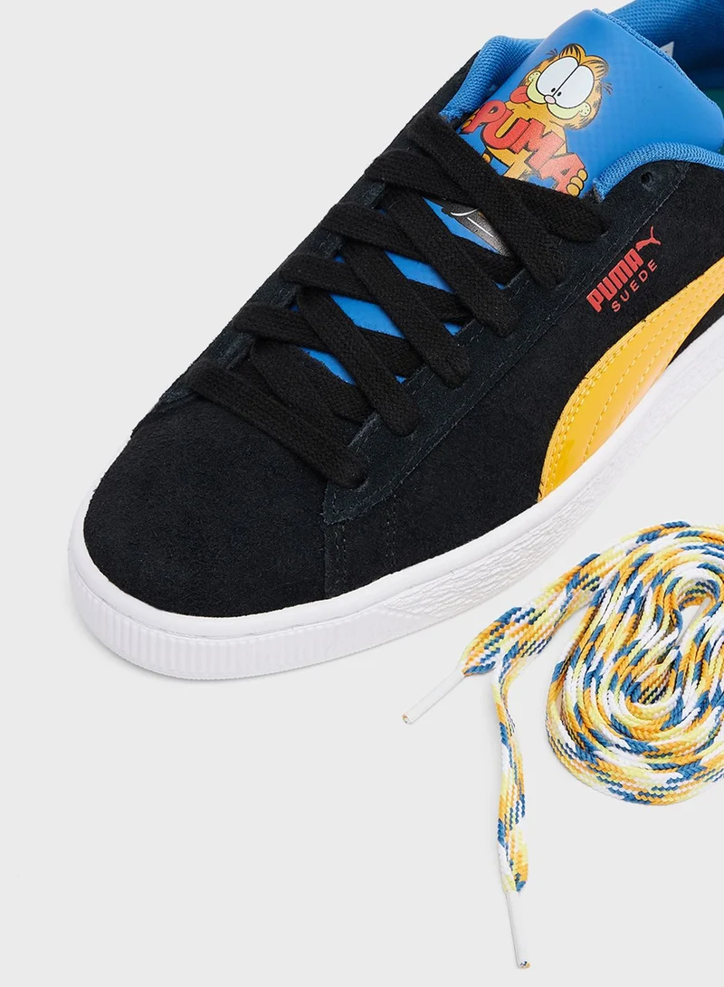 PUMA Youth Garfield Suede Sneakers