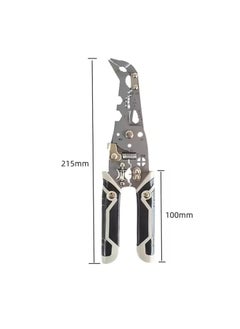 GITGRNTH GITGRNTH 12 in 1 Multifunctional Wire Stripper Crimper Cable Cutter Pliers Stainless Steel Cable StripperElectric Wire Stripper for ElectricianWiring Tools and MultiFunction Hand Tool  - Image 2