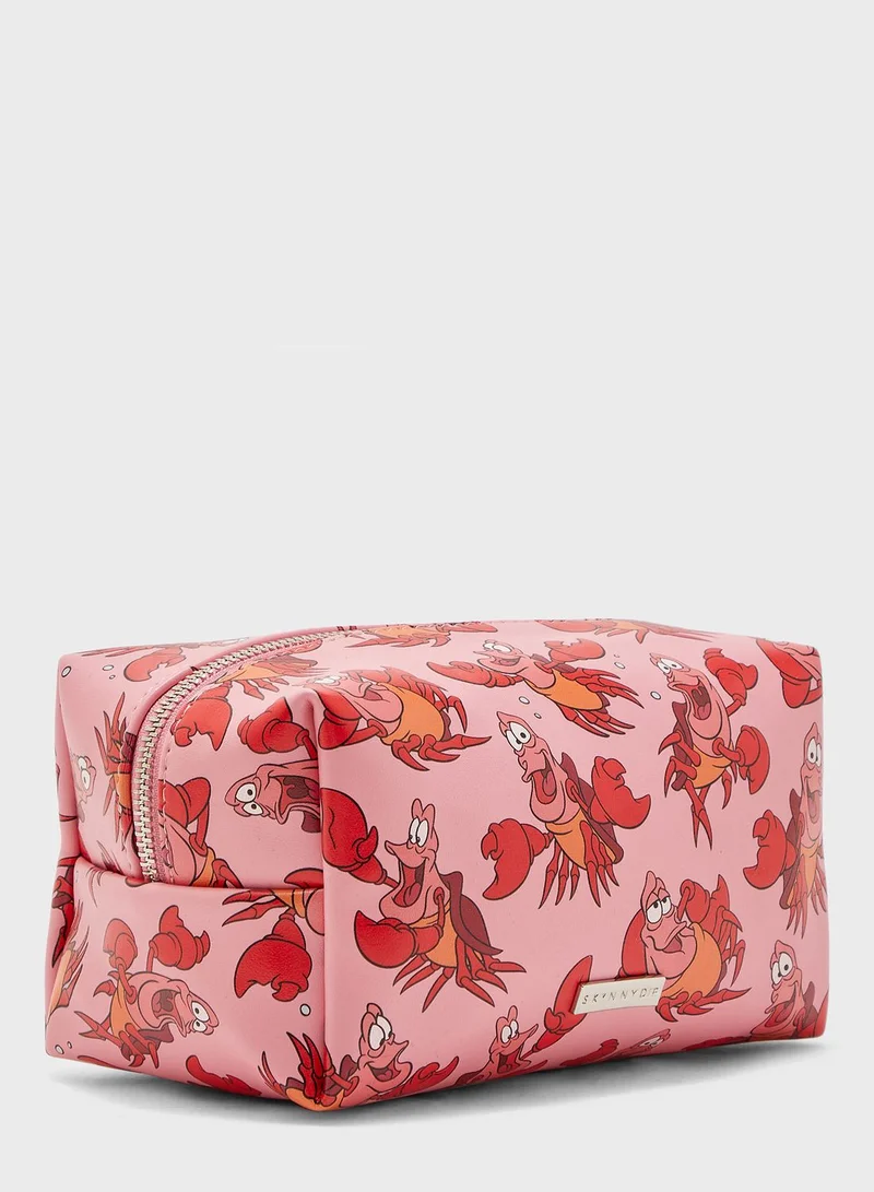 Skinnydip London Disney Sebastian The Little Mermaid Makeup Bag