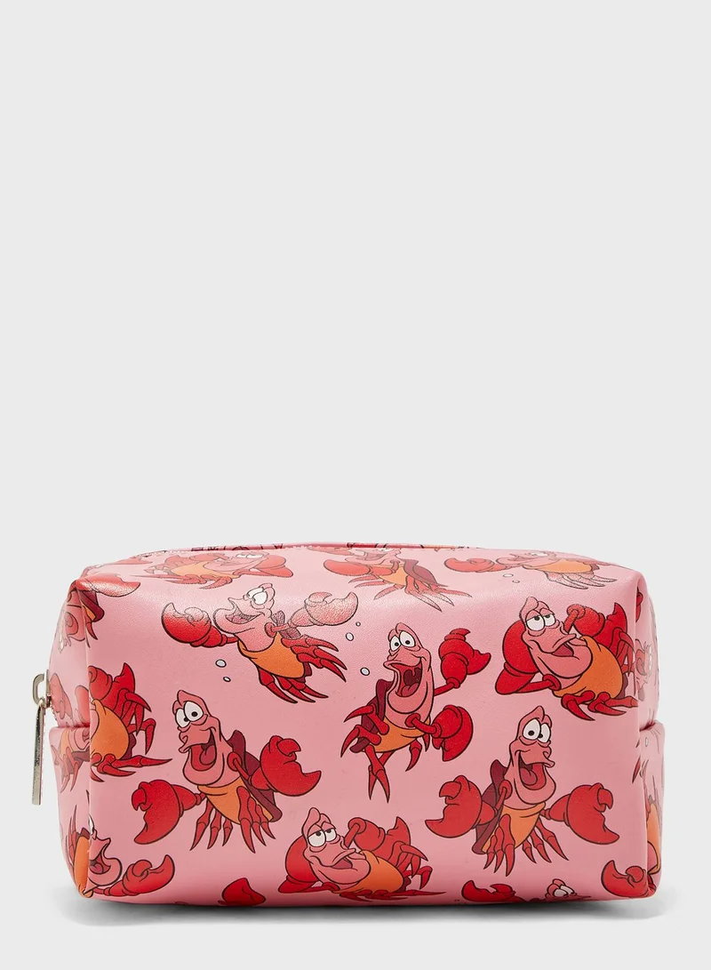 Skinnydip London Disney Sebastian The Little Mermaid Makeup Bag