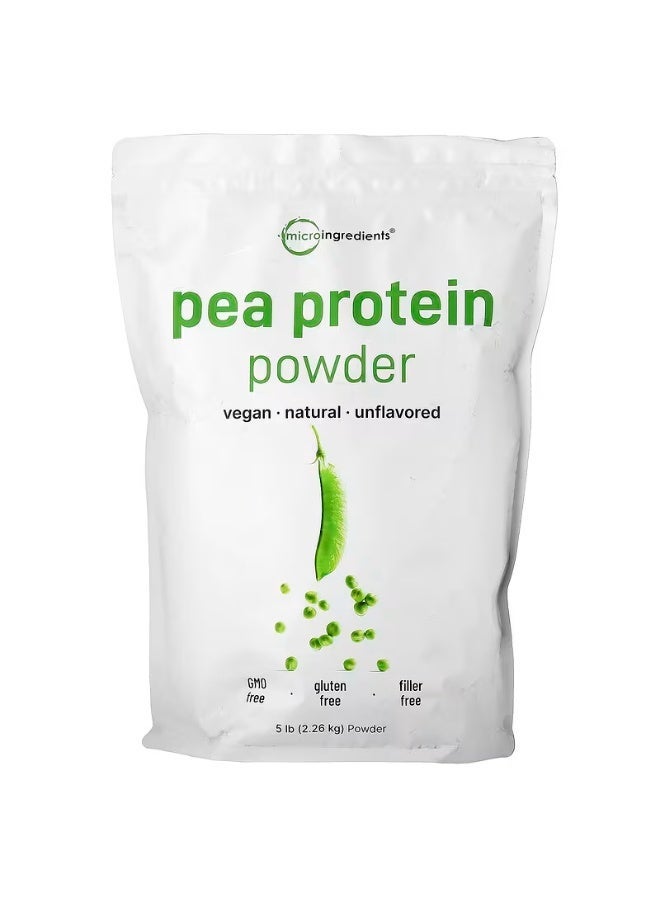 Micro Ingredients Pea Protein Powder, Unflavored, 5 lb (2.26 kg) Packaging May Vary - Image 1